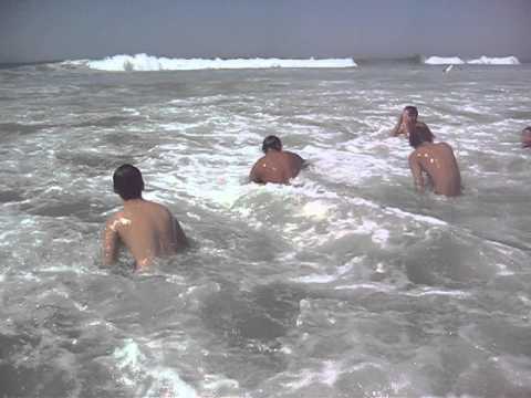 Running into the Water