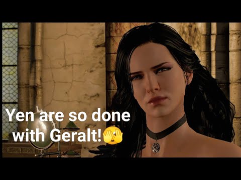 The Witcher 3 - "Yen gets angry and teleports Geralt away" 😬