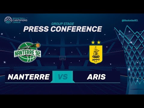 Nanterre 92 v Aris - Press Conference - Basketball Champions League 2017-18