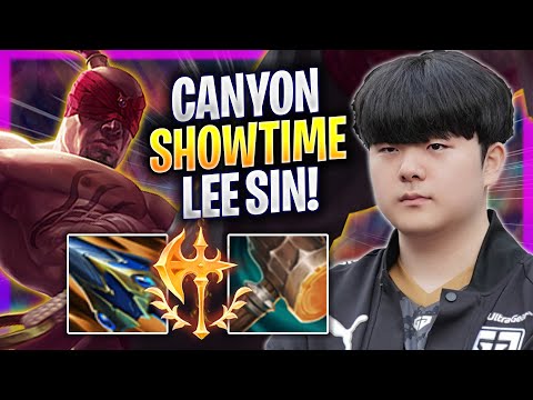 CANYON SHOWTIME WITH LEE SIN! - GEN Canyon Plays Lee Sin JUNGLE vs Jarvan! | Season 2024