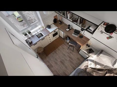 Tiny Apartment in Berlin Germany | Micro Studio Apartment Tour | Never Too Small