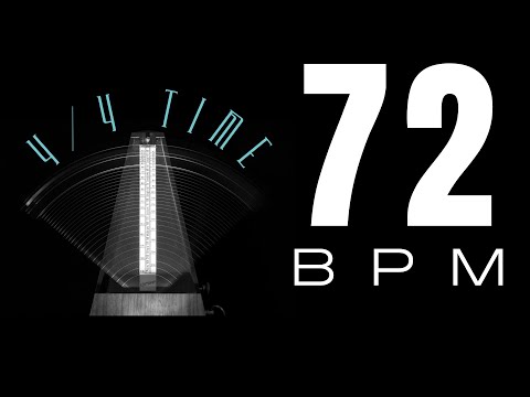 72 BPM - 4/4 Time - 5 Minutes - Metronome - Click