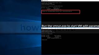 How To Power On/Power Off Start/Stop VM Command Line Vmware Workstation
