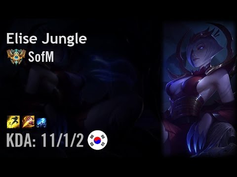 Elise Jungle vs Rek'Sai - SofM - KR Challenger Patch 6.13