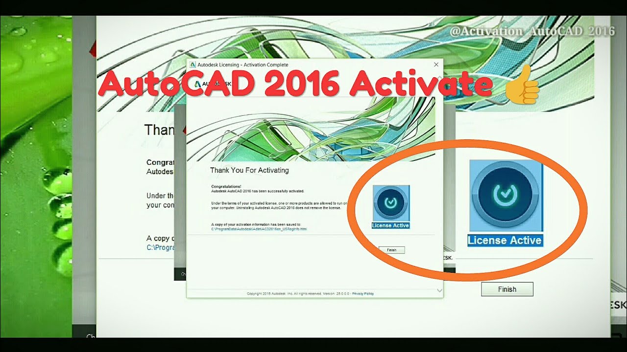 Auto CAD 2016_How to Activate Licence_Free of Cost