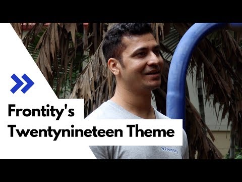 Frontity s Twenty Nineteen React Theme Intro and Set Up
