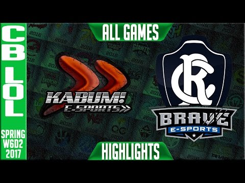 KABUM vs REMO Highlights Game 1 - CBLoL W6D2 Spring 2017 - KABUM vs REMO G1