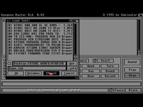 AMIGA DMA Preview of Dungeon Master Aid v 43 AD&D ultimate Dungeon Master Help By Piotr 'Dominator'