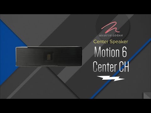 Martin Logan Motion Black Compact Center Speaker MO8BL - Overview