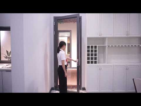 Aluminum casement door