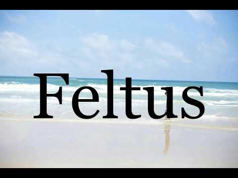 How To Pronounce Feltus🌈🌈🌈🌈🌈🌈Pronunciation Of Feltus