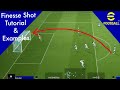 eFootball 2022 Finesse Shot Tutorial & Examples - Curl Shot!!!