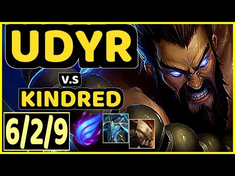 UDYR vs KINDRED - 6/2/9 KDA JUNGLE GAMEPLAY - BR Ranked GRANDMASTER