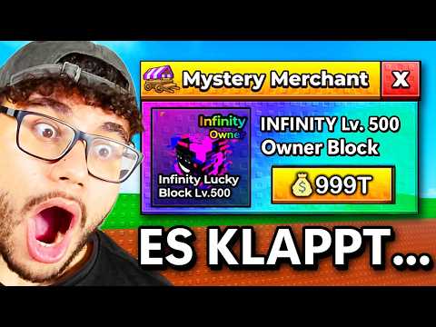 This trick summons level 500 owner Infinity Lucky Block!