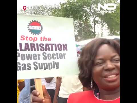 Nigeria labor unions protest higher electricity prices
