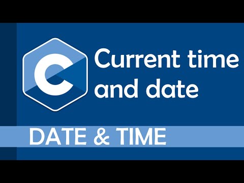 How to get current time and date in C