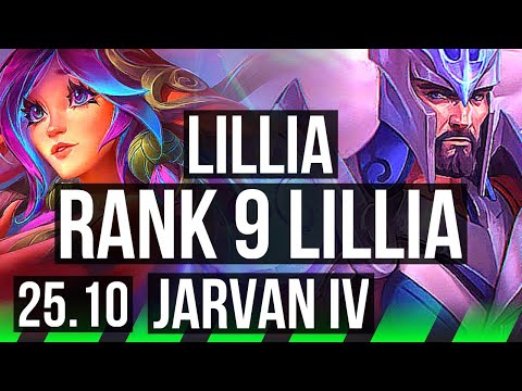 LILLIA vs JARVAN IV (JGL) | 13/0/12, Quadra, Legendary, 65% winrate | EUW Challenger | 25.10