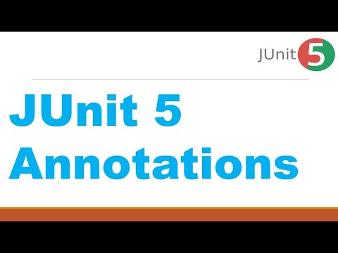 JUnit 5 Annotations || JUnit 5 Basics || All the annotations in JUnit 5