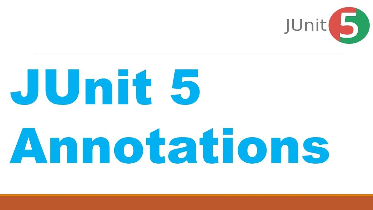 JUnit 5 Annotations || JUnit 5 Basics || All the annotations in JUnit 5