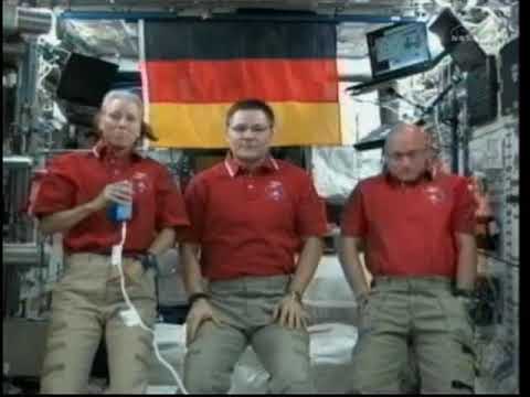 Expedition 25   In Flight Event for the 25th Anniversary of the STS 61A D1 Spacelab Mission