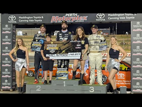 $40.077 A-Main Sprintcar 2026-Feb-7 Perth Motorplex 1.W23 J.McFadden 2.W3 C.Williamson 3.W11Kendrick