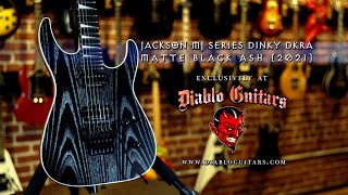 Video thumbnail for Jackson MJ Series Dinky DKRA Matte Black Ash (Diablo Guitars) by Diablo Guitars