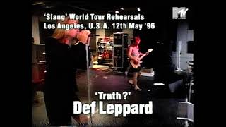 Def Leppard Truth? Rehearsal 1996