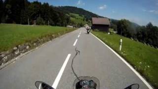 preview picture of video '2011 Europe Moto Tour: Descending from Appenzell to Altstätten, Switzerland'