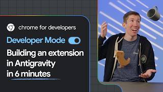 Building an extension in Antigravity in 6 minutes