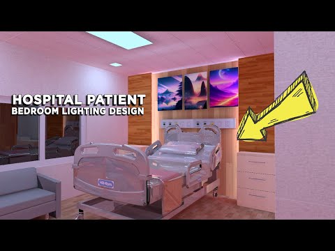 HOW TO CREATE HOSPITAL PATIENT BEDROOM LIGHTING DESIGN - STEP BY STEP IN DIALUX EVO
