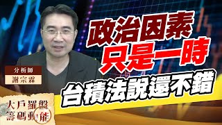 政治因素只是一時 台積法說還不錯 (圖)