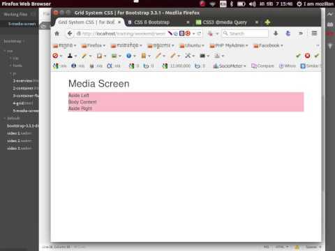 Bootstrap 3 Tutorial #3 CSS Grid System