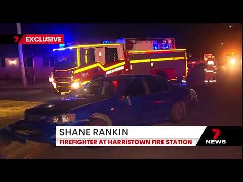 A man who just purchased a car lost control and crashed one our later near Toowoomba