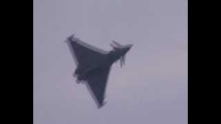 preview picture of video 'Eurofighter Typhoon at Folkestone Jubilee Airshow 2012'