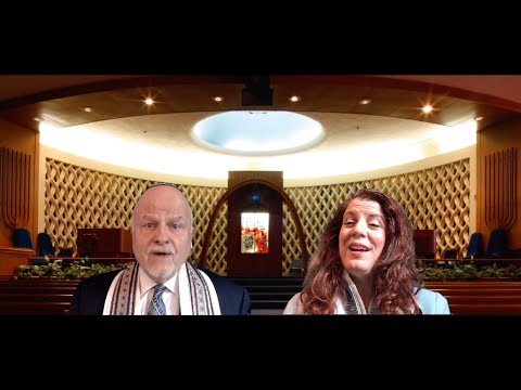 Tov L'hodot duet with Cantors Charles Osborne and Sharon Brown-Levy