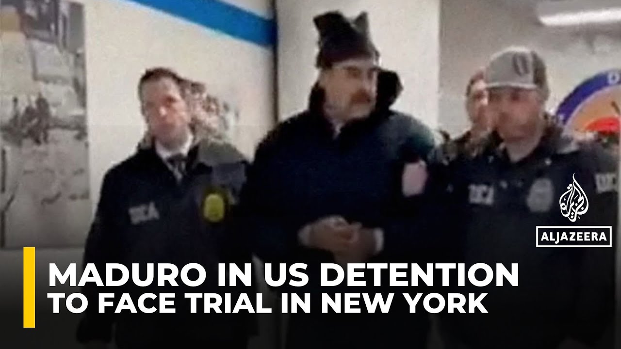 Maduro brought to New York after being seized by US in Venezuela