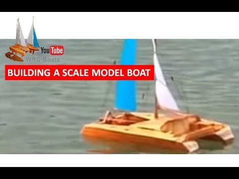 BUILDING A SCALE MODEL BOAT (OCEAN CRUISING CATAMARAN YACHT)