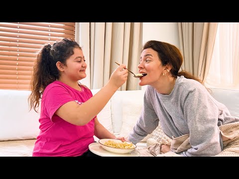 Öykü Helps Her Mother   Funny Kids Video
