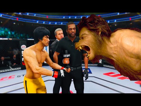 🔥 Bruce Lee vs Child Werewolf (EA Sports UFC 4)
