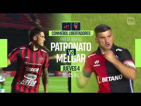 Patronato VS. Melgar - Copa CONMEBOL Libertadores 2023 - Fase de Grupos - FOX Sports2 PROMO