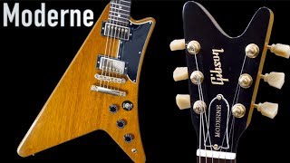 Video thumbnail for 2019 vs 2012 vs 1980s Versions | Gibson Moderne Reissue Review + Demo by The Trogly's Guitar Show