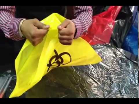 Autoclave biohazard bags for clinical waste and garbage coll...