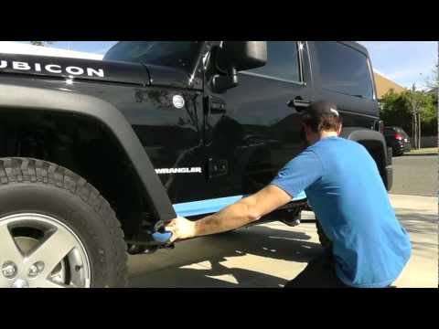 Installing Rock Sliders. Stock to Rock Episode 3 - "The NeWereJK Jeep"