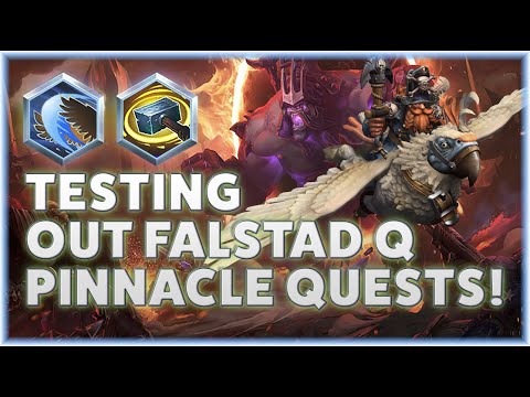 Falstad Gust - TESTING OUT FALSTAD Q PINNACLE QUESTS! - Grandmaster Storm League