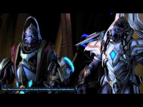 Starcraft 2 : Legacy of the void  Cut scene : Karax and Artanis in Spear of Adun