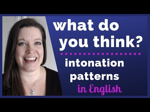 How to Pronounce "What do you think?" [Understand Intonation Patterns in American English] Video