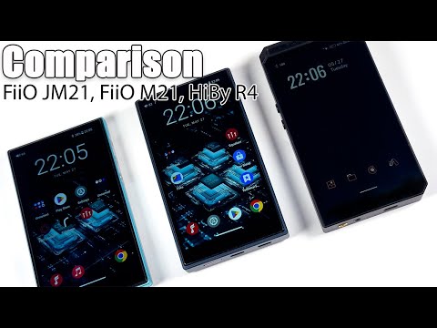 FiiO JM21, FiiO M21, and HiBy R4 — a quick comparison