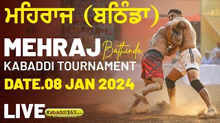 Mehraj (Bathinda) Kabaddi Tournament 08 Jan 2024