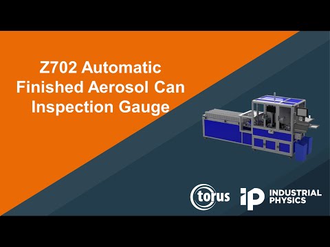 Video do Calibrador Automático de Inspeção de Latas de Aerossol Acabadas Z702