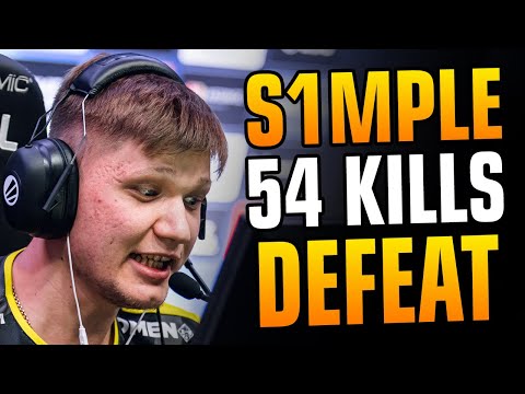 CS:GO - s1mple 54 kills defeat / NAVI vs BIG / s1mple vs germans
